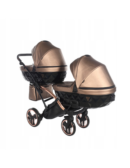 Wózek bliźniaczy Junama FLUO Duo Slim v2 (2w1) 03