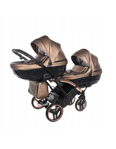 Wózek bliźniaczy Junama FLUO Duo Slim v2 (2w1) 03