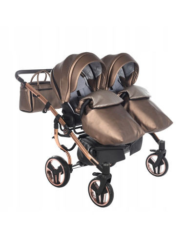 Wózek bliźniaczy Junama FLUO Duo v2 (3 w 1) 03