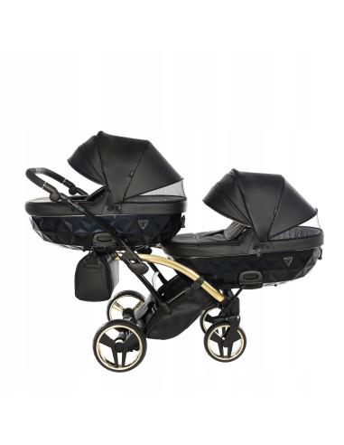 Wózek bliźniaczy Junama FLUO Duo Slim v2 (2w1) 04