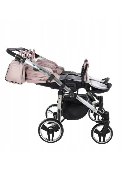 Wózek bliźniaczy Junama FLUO Duo v2 (3 w 1) 06
