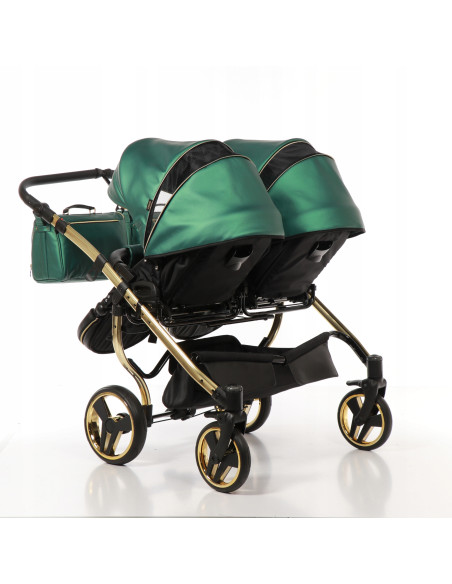 Wózek bliźniaczy Junama FLUO Duo v2 (3 w 1) 02