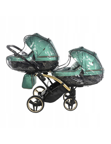 Wózek bliźniaczy Junama FLUO Duo Slim v2 (2w1) 02