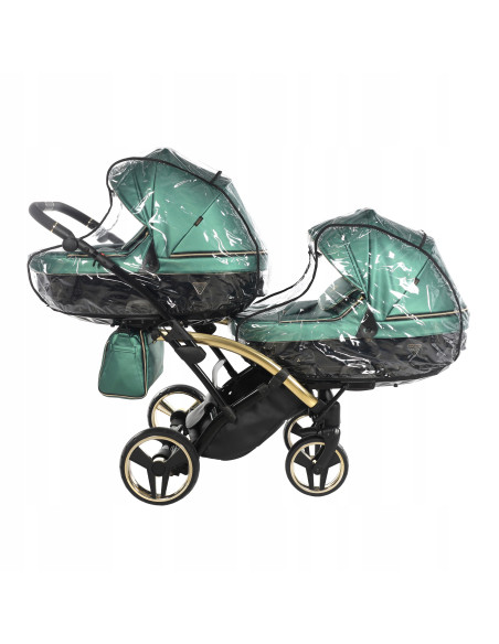 Wózek bliźniaczy Junama FLUO Duo Slim v2 (2w1) 02