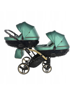 Wózek bliźniaczy Junama FLUO Duo Slim v2 (3w1) 02