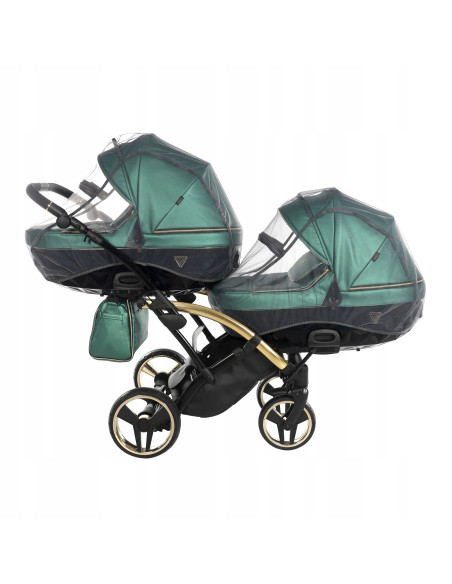 Wózek bliźniaczy Junama FLUO Duo Slim v2 (2w1) 02
