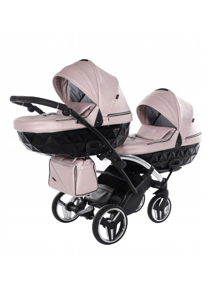 Wózek bliźniaczy Junama FLUO Duo Slim v2 (2w1) 06
