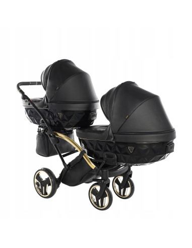 Wózek bliźniaczy Junama FLUO Duo Slim v2 (2w1) 04