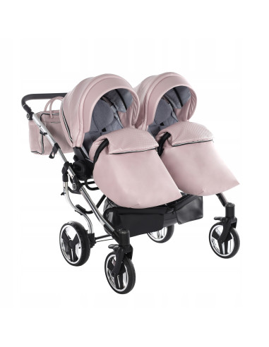 Wózek bliźniaczy Junama FLUO Duo v2 (3 w 1) 06