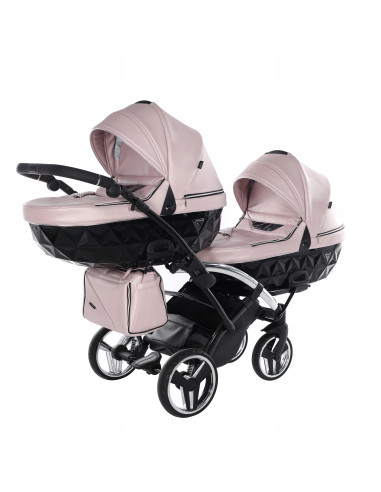 Wózek bliźniaczy Junama FLUO Duo Slim v2 (2w1) 06