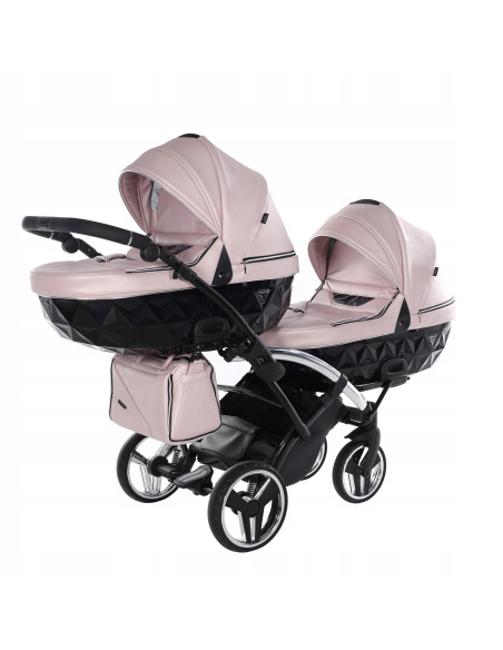 Wózek bliźniaczy Junama FLUO Duo Slim v2 (2w1) 06