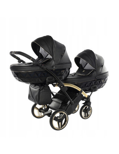 Wózek bliźniaczy Junama FLUO Duo Slim v2 (2w1) 04