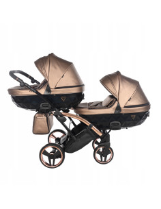 Wózek bliźniaczy Junama FLUO Duo Slim v2 (3w1) 03