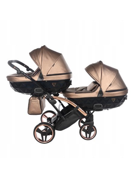 Wózek bliźniaczy Junama FLUO Duo Slim v2 (3w1) 03