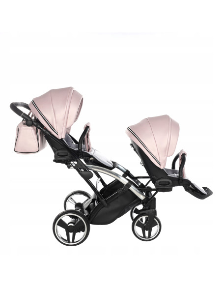 Wózek bliźniaczy Junama FLUO Duo Slim v2 (2w1) 06