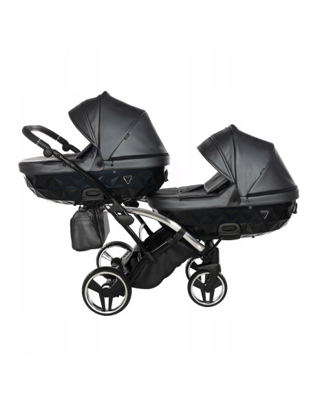 Wózek bliźniaczy Junama FLUO Duo Slim v2 (3w1) 05