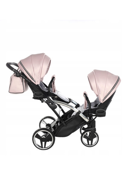 Wózek bliźniaczy Junama FLUO Duo Slim v2 (2w1) 06
