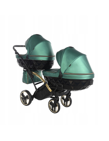 Wózek bliźniaczy Junama FLUO Duo Slim v2 (2w1) 02