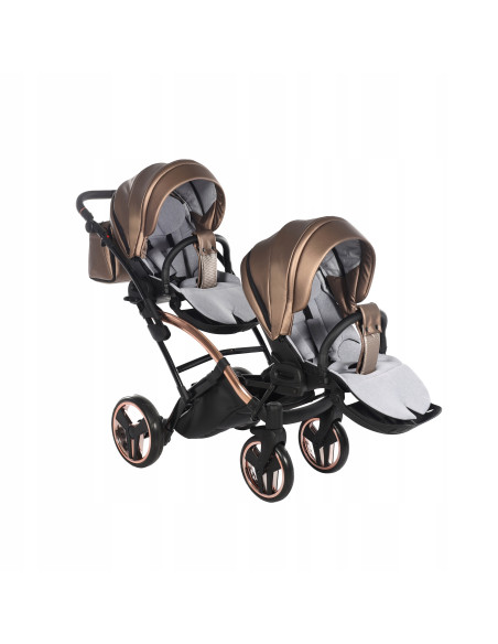 Wózek bliźniaczy Junama FLUO Duo Slim v2 (2w1) 03