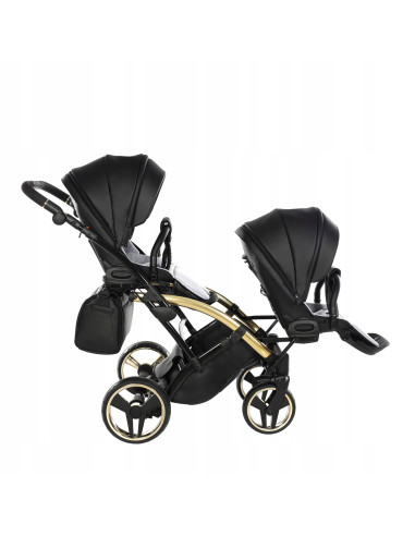 Wózek bliźniaczy Junama FLUO Duo Slim v2 (2w1) 04