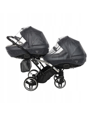 Wózek bliźniaczy Junama FLUO Duo Slim v2 (3w1) 05