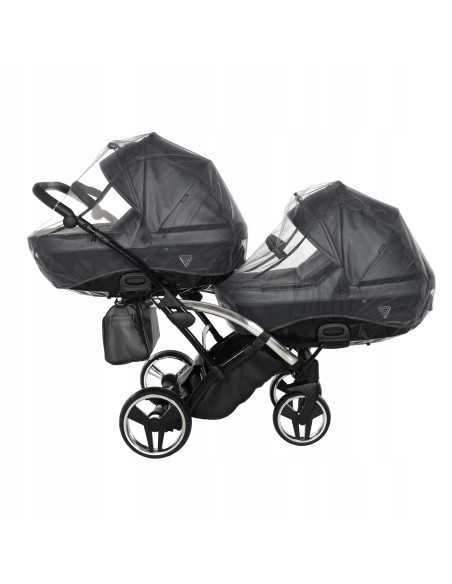 Wózek bliźniaczy Junama FLUO Duo Slim v2 (3w1) 05