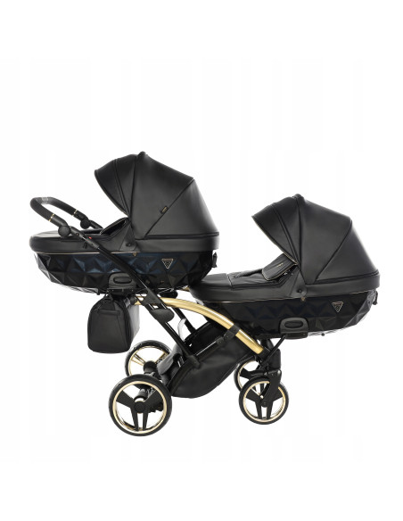 Wózek bliźniaczy Junama FLUO Duo Slim v2 (3w1) 04