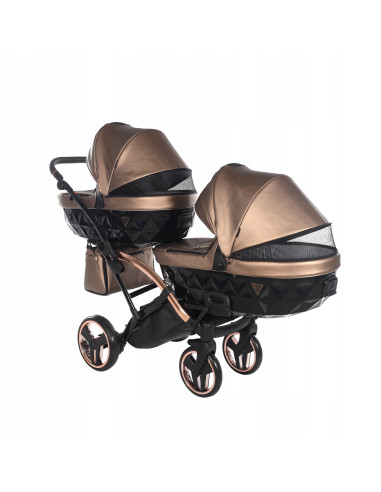 Wózek bliźniaczy Junama FLUO Duo Slim v2 (3w1) 03