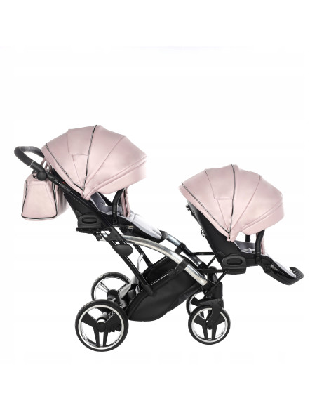 Wózek bliźniaczy Junama FLUO Duo Slim v2 (2w1) 06