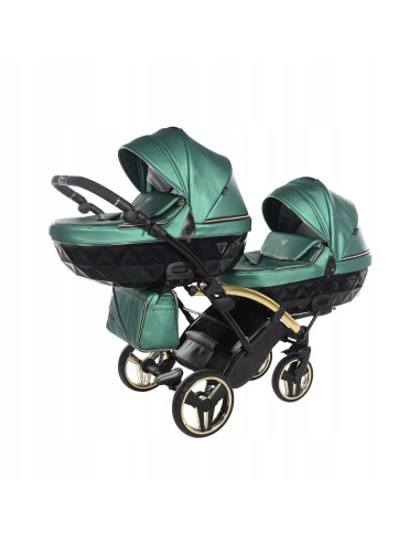 Wózek bliźniaczy Junama FLUO Duo Slim v2 (3w1) 02