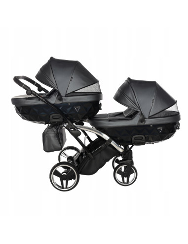 Wózek bliźniaczy Junama FLUO Duo Slim v2 (3w1) 05