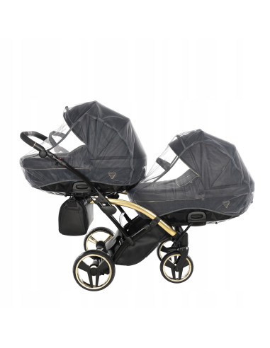 Wózek bliźniaczy Junama FLUO Duo Slim v2 (3w1) 04