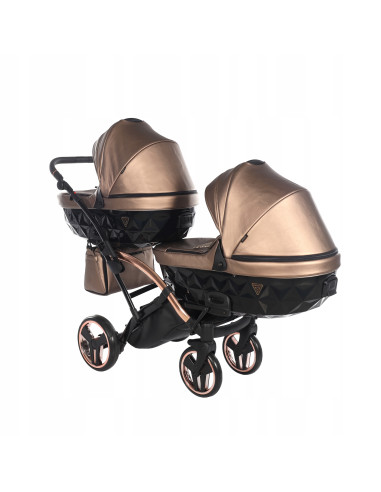 Wózek bliźniaczy Junama FLUO Duo Slim v2 (3w1) 03