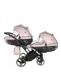 Wózek bliźniaczy Junama FLUO Duo Slim v2 (3w1) 06 2