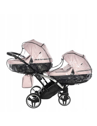Wózek bliźniaczy Junama FLUO Duo Slim v2 (3w1) 06