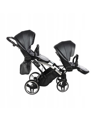 Wózek bliźniaczy Junama FLUO Duo Slim v2 (2w1) 05