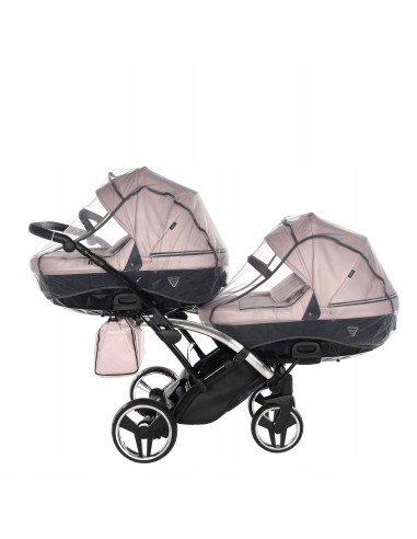 Wózek bliźniaczy Junama FLUO Duo Slim v2 (3w1) 06