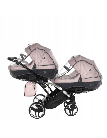 Wózek bliźniaczy Junama FLUO Duo Slim v2 (3w1) 06