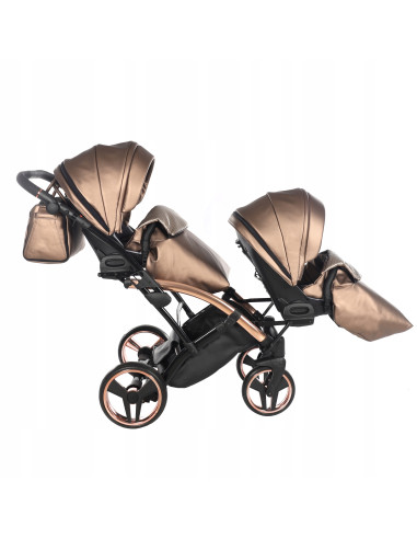 Wózek bliźniaczy Junama FLUO Duo Slim v2 (2w1) 03
