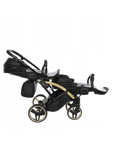 Wózek bliźniaczy Junama FLUO Duo Slim v2 (2w1) 04