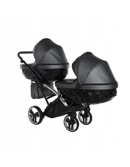 Wózek bliźniaczy Junama FLUO Duo Slim v2 (3w1) 05