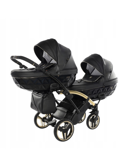 Wózek bliźniaczy Junama FLUO Duo Slim v2 (3w1) 04