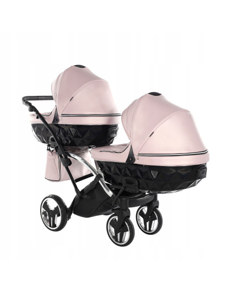 Wózek bliźniaczy Junama FLUO Duo Slim v2 (3w1) 06