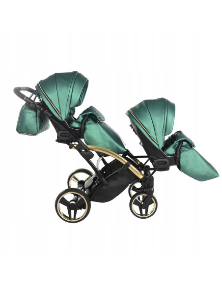 Wózek bliźniaczy Junama FLUO Duo Slim v2 (3w1) 02