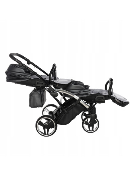 Wózek bliźniaczy Junama FLUO Duo Slim v2 (2w1) 05