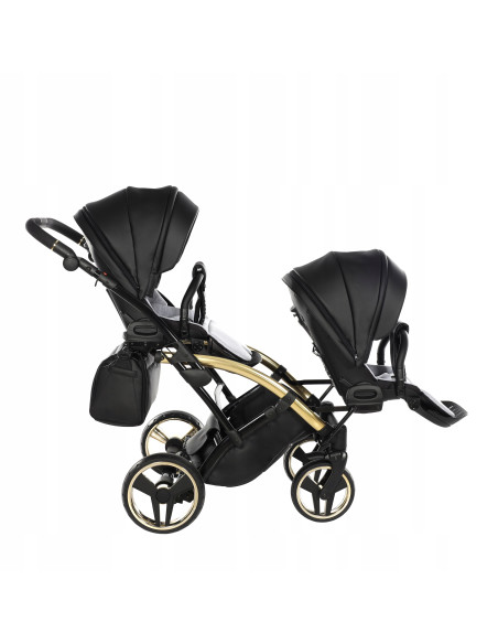 Wózek bliźniaczy Junama FLUO Duo Slim v2 (3w1) 04