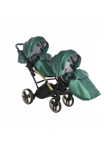 Wózek bliźniaczy Junama FLUO Duo Slim v2 (3w1) 02