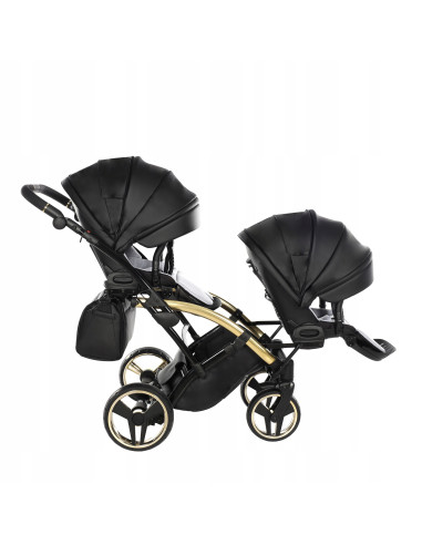 Wózek bliźniaczy Junama FLUO Duo Slim v2 (3w1) 04