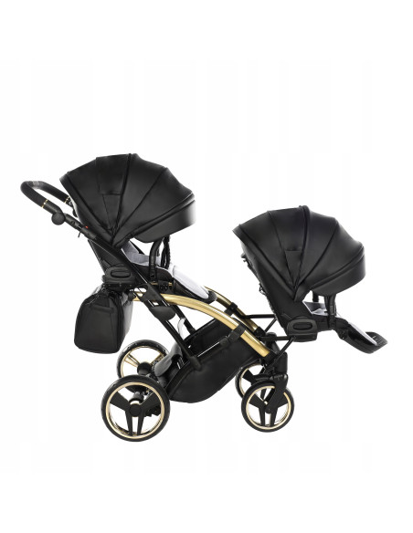 Wózek bliźniaczy Junama FLUO Duo Slim v2 (3w1) 04