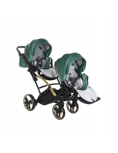 Wózek bliźniaczy Junama FLUO Duo Slim v2 (3w1) 02